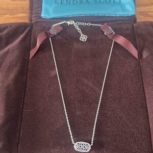 Kendra Scott filigree necklace